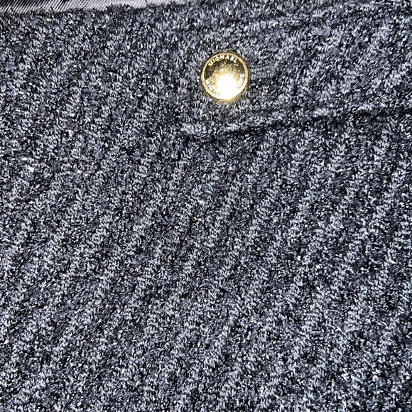 NWT MICHAEL KORS High-Waisted Tweed Mini Skirt Size 14 - Picture 7 of 14